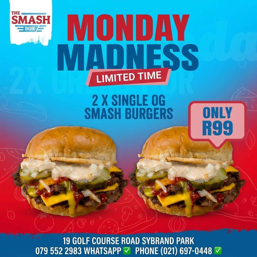 Monday Madness OG Smash deal poster