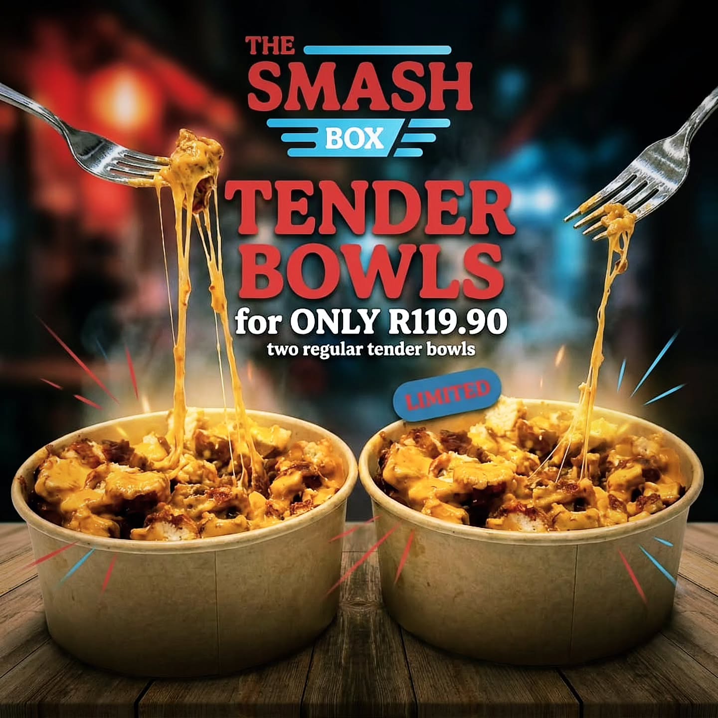 Thursday Tender Bowls special poster from The Smash Box